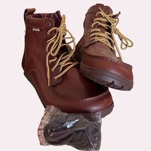 Lems Men’s Boulder Boot EU Size 47 US men’s 13 or women’s 14.5, color Russett